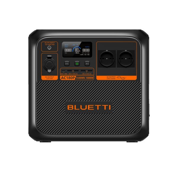BLUETTI AC180P — 1440 Вт·ч, 1800 Вт, изображение производителя
